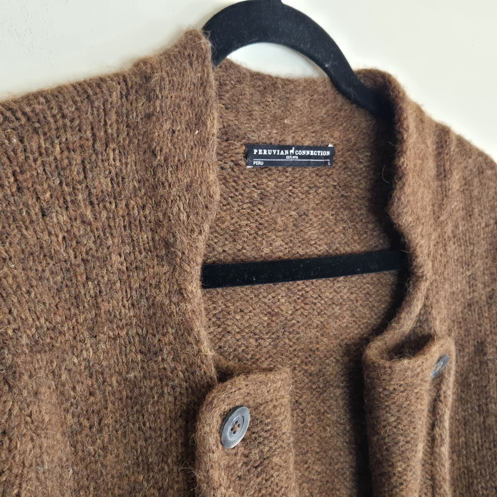 Peruvian Connection Wool Blend Open Front Cardiga… - image 4